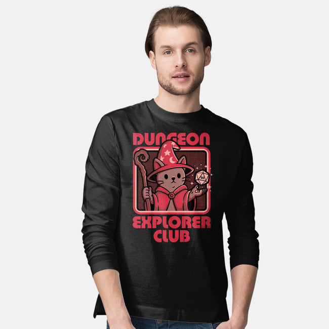 RPG Mage Cat-Mens-Long Sleeved-Tee-Studio Mootant