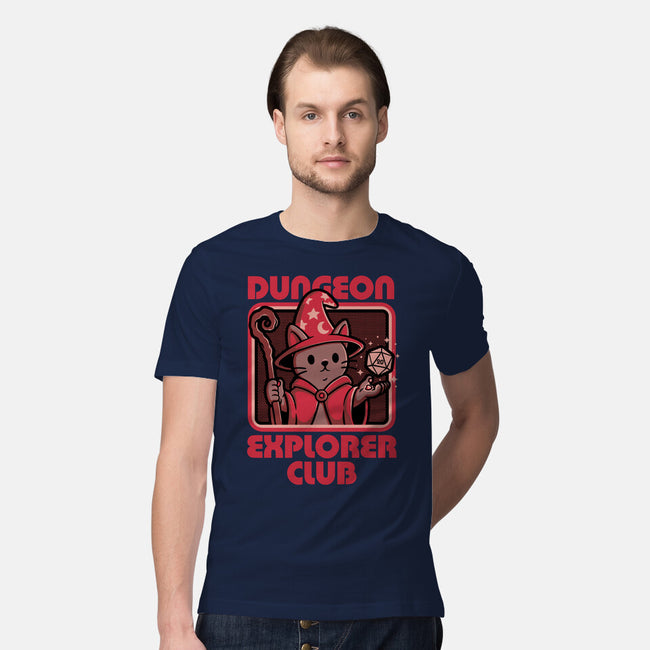 RPG Mage Cat-Mens-Premium-Tee-Studio Mootant
