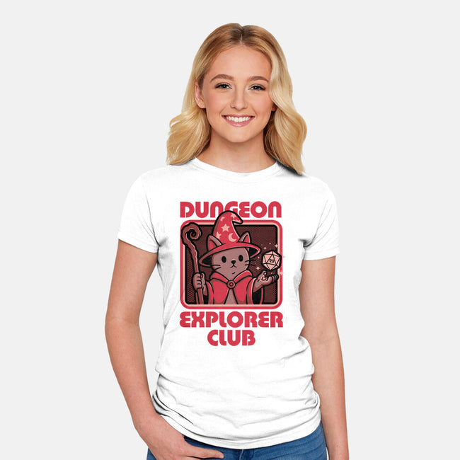 RPG Mage Cat-Womens-Fitted-Tee-Studio Mootant