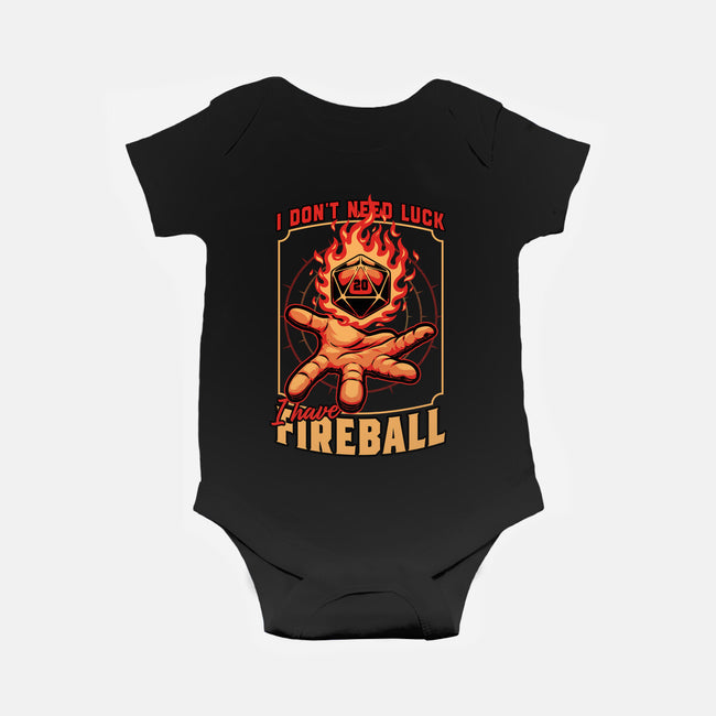 RPG Dice Luck Fireball-Baby-Basic-Onesie-Studio Mootant