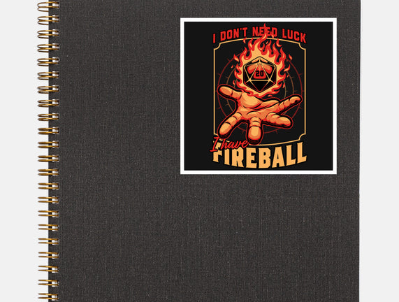 RPG Dice Luck Fireball