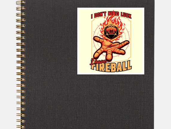 RPG Dice Luck Fireball