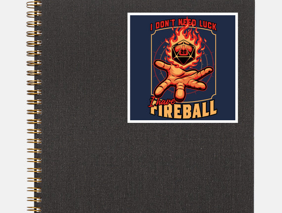 RPG Dice Luck Fireball