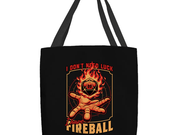 RPG Dice Luck Fireball