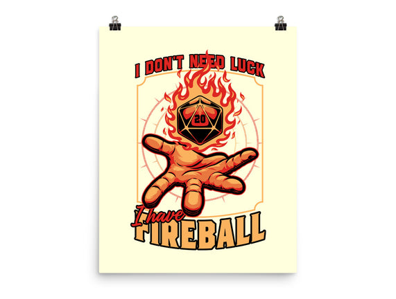 RPG Dice Luck Fireball