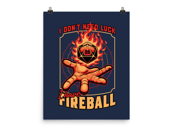 RPG Dice Luck Fireball