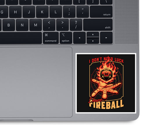 RPG Dice Luck Fireball