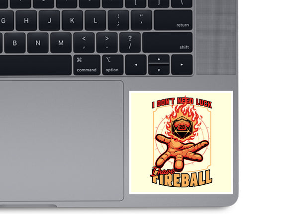 RPG Dice Luck Fireball