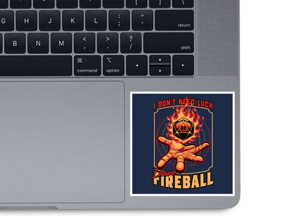 RPG Dice Luck Fireball
