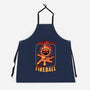 RPG Dice Luck Fireball-Unisex-Kitchen-Apron-Studio Mootant
