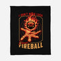 RPG Dice Luck Fireball-None-Fleece-Blanket-Studio Mootant