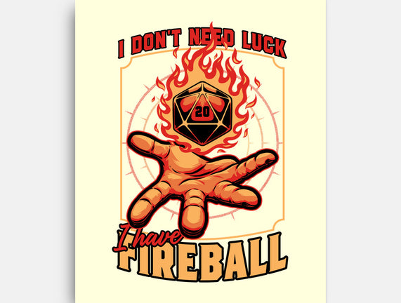 RPG Dice Luck Fireball