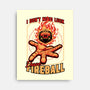 RPG Dice Luck Fireball-None-Stretched-Canvas-Studio Mootant