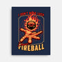 RPG Dice Luck Fireball-None-Stretched-Canvas-Studio Mootant
