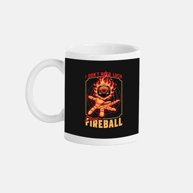 RPG Dice Luck Fireball-None-Mug-Drinkware-Studio Mootant