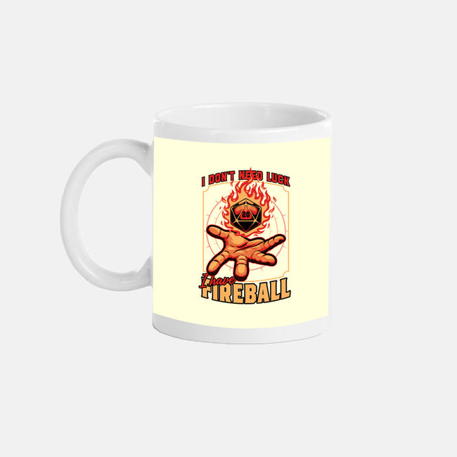 RPG Dice Luck Fireball-None-Mug-Drinkware-Studio Mootant