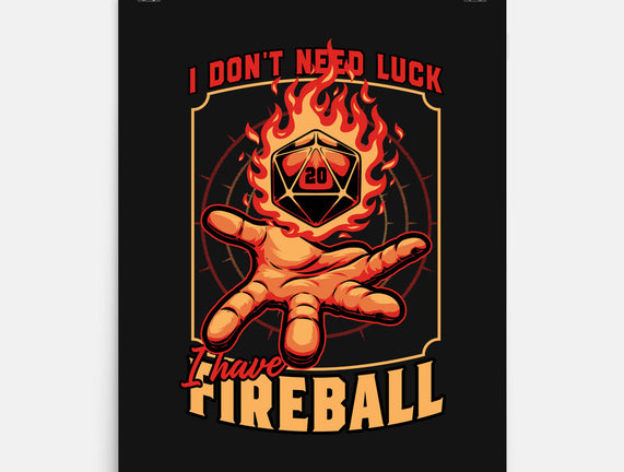 RPG Dice Luck Fireball
