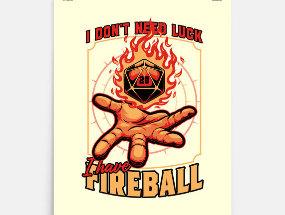 RPG Dice Luck Fireball