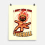 RPG Dice Luck Fireball-None-Matte-Poster-Studio Mootant