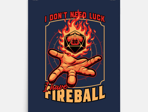 RPG Dice Luck Fireball