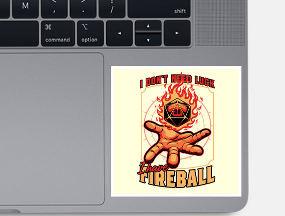 RPG Dice Luck Fireball
