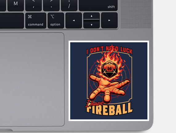 RPG Dice Luck Fireball