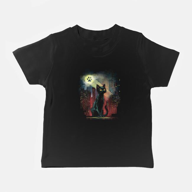 Cat Signal-Baby-Basic-Tee-zascanauta