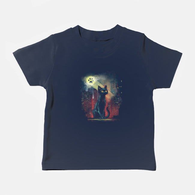Cat Signal-Baby-Basic-Tee-zascanauta