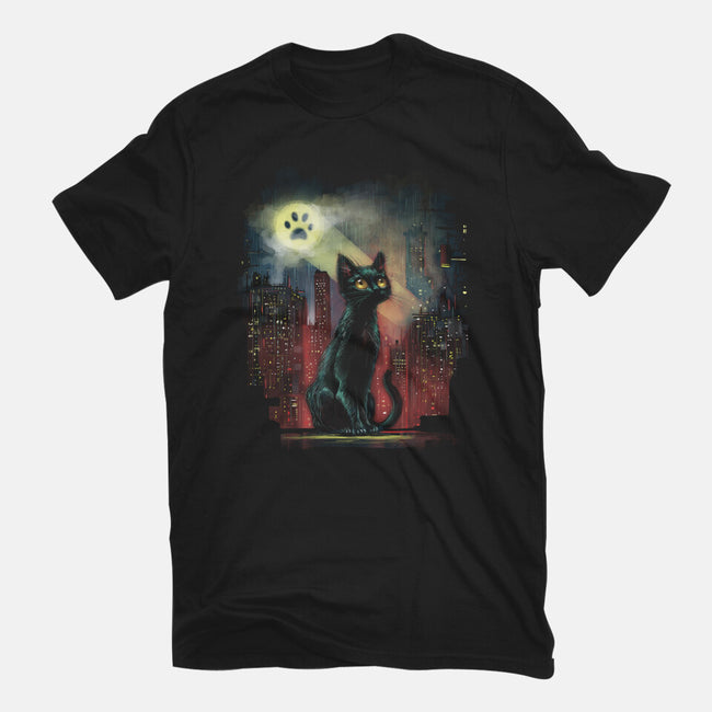 Cat Signal-Mens-Basic-Tee-zascanauta