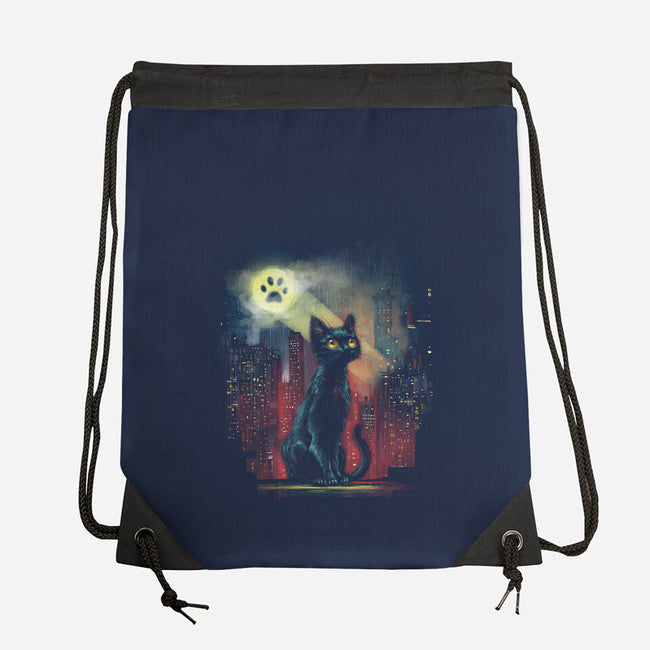 Cat Signal-None-Drawstring-Bag-zascanauta
