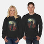 Cat Signal-Unisex-Crew Neck-Sweatshirt-zascanauta