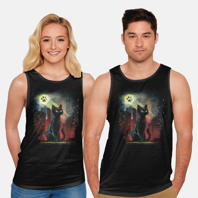Cat Signal-Unisex-Basic-Tank-zascanauta