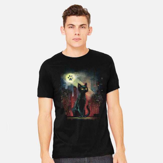 Cat Signal-Mens-Heavyweight-Tee-zascanauta