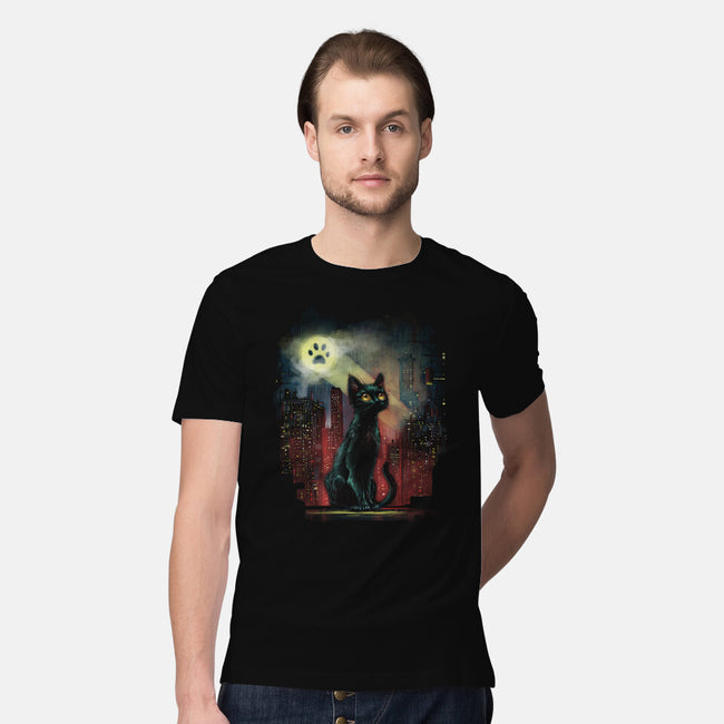 Cat Signal-Mens-Premium-Tee-zascanauta