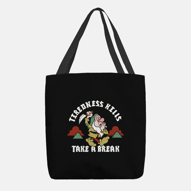 Tiredness Kills PSA-None-Basic Tote-Bag-Nemons