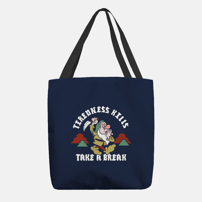 Tiredness Kills PSA-None-Basic Tote-Bag-Nemons