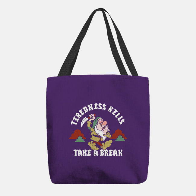 Tiredness Kills PSA-None-Basic Tote-Bag-Nemons