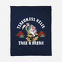 Tiredness Kills PSA-None-Fleece-Blanket-Nemons