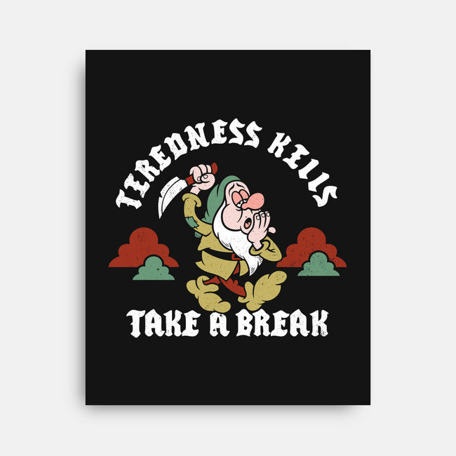 Tiredness Kills PSA-None-Stretched-Canvas-Nemons