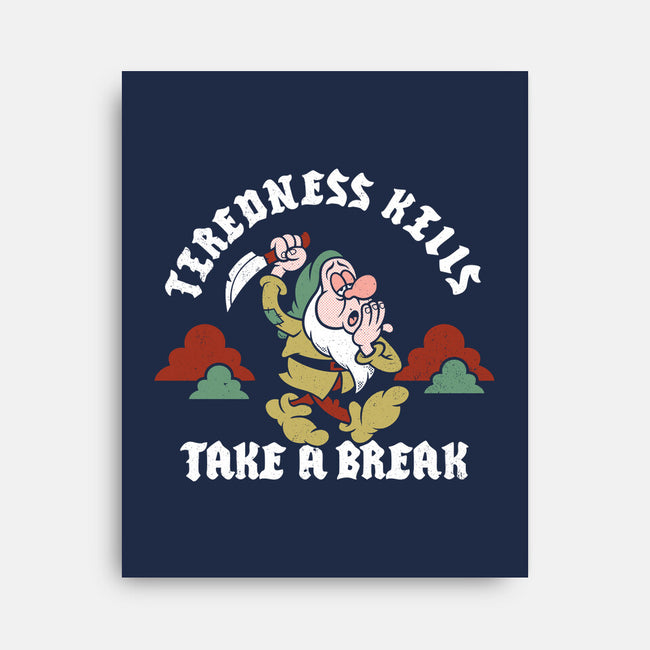 Tiredness Kills PSA-None-Stretched-Canvas-Nemons