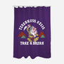 Tiredness Kills PSA-None-Polyester-Shower Curtain-Nemons