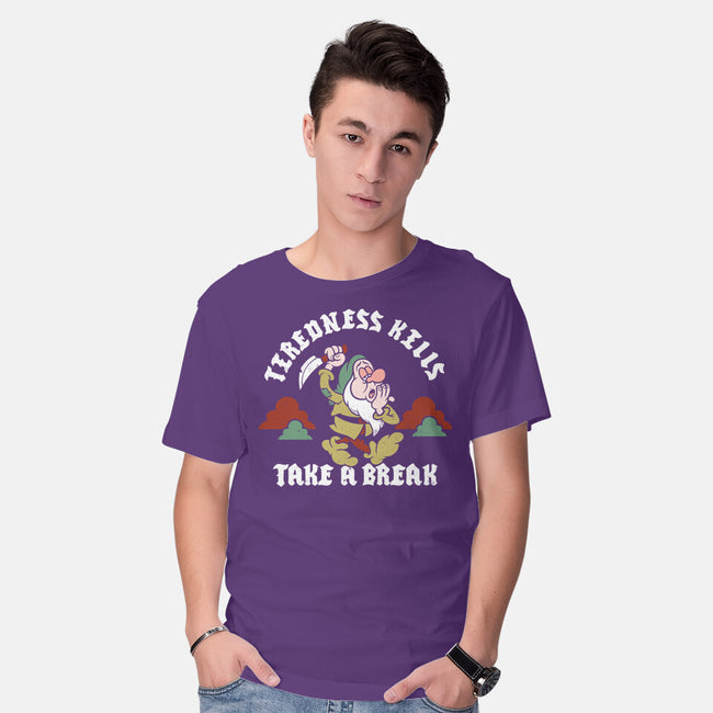 Tiredness Kills PSA-Mens-Basic-Tee-Nemons