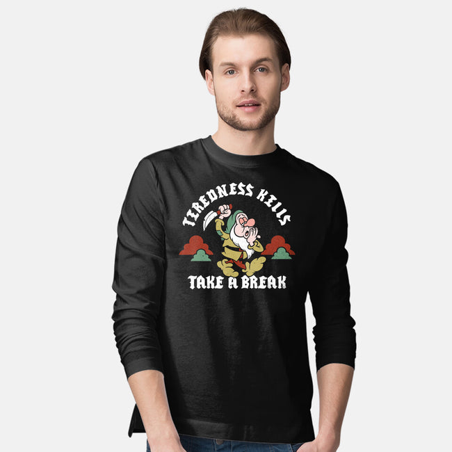 Tiredness Kills PSA-Mens-Long Sleeved-Tee-Nemons
