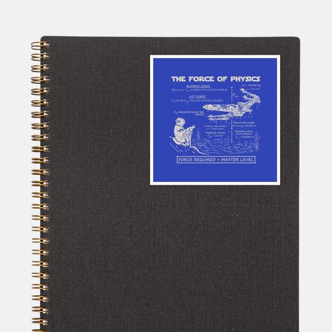 The Force Of Physics-None-Glossy-Sticker-NMdesign