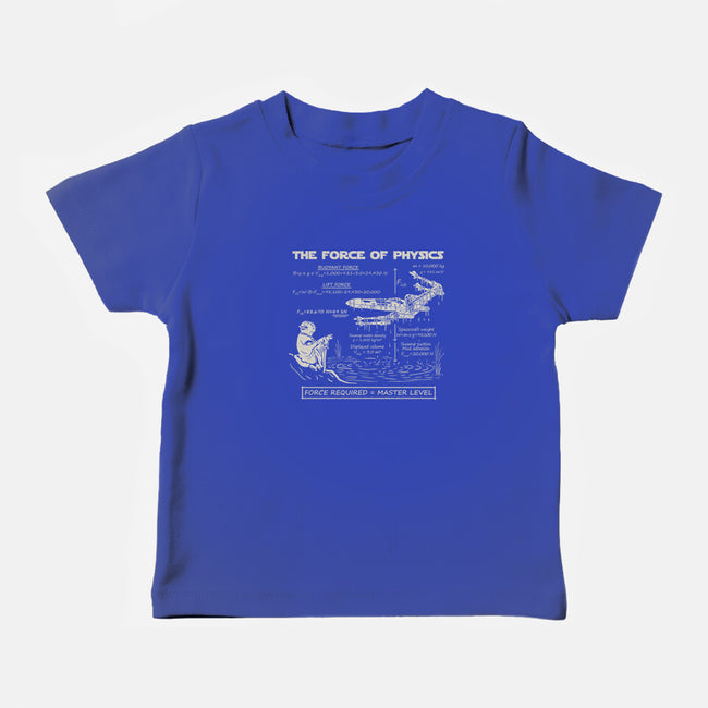 The Force Of Physics-Baby-Basic-Tee-NMdesign