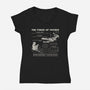 The Force Of Physics-Womens-V-Neck-Tee-NMdesign