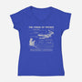 The Force Of Physics-Womens-V-Neck-Tee-NMdesign