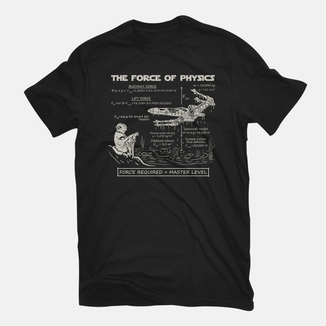 The Force Of Physics-Unisex-Basic-Tee-NMdesign