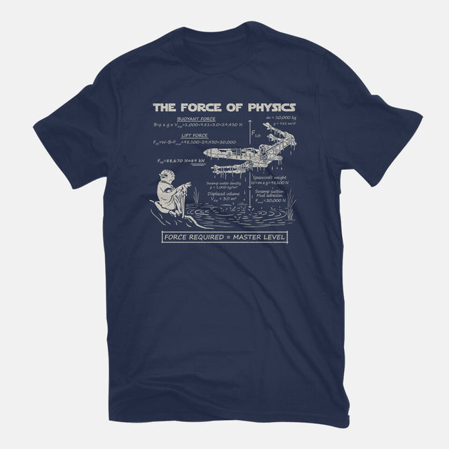 The Force Of Physics-Mens-Heavyweight-Tee-NMdesign