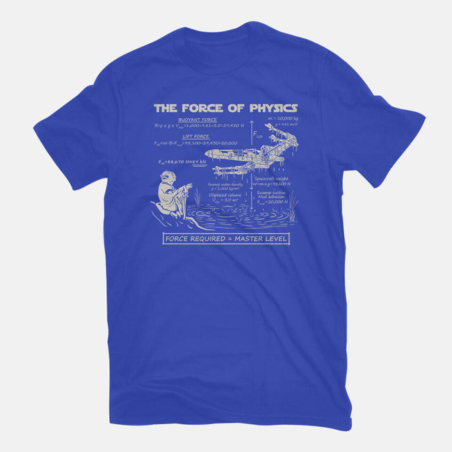 The Force Of Physics-Unisex-Basic-Tee-NMdesign